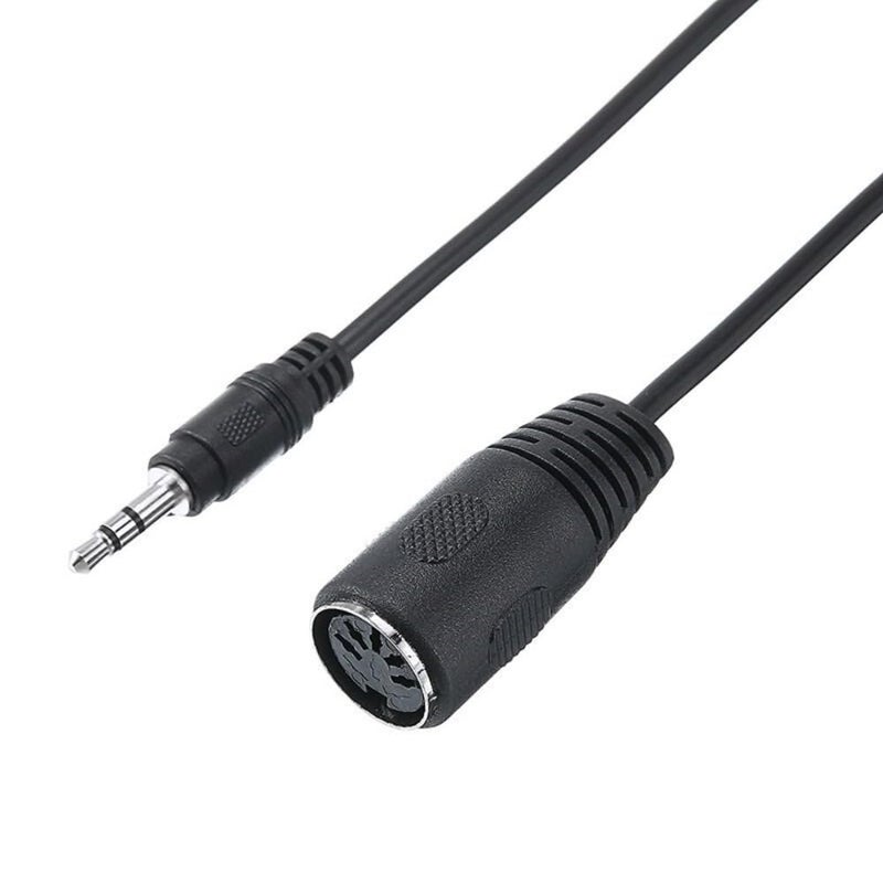 LOOTOOLS 2PCS Type-A MIDI to 3.5mm Adapter,MIDI Female to TRS 3.5mm Male Breakout Cable Audio Converter for Keyboards Synths & DAWs,TRS Midi Cable - Image 4